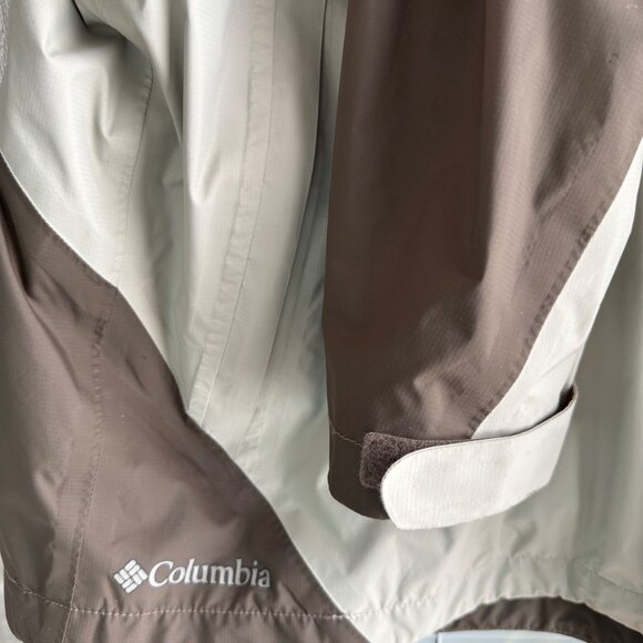 Columbia Titanium Mens Hooded Jacket Brown & Tan Size XXL Waterproof Breathable - Picture 11 of 16